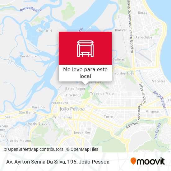 Av. Ayrton Senna Da Silva, 196 mapa