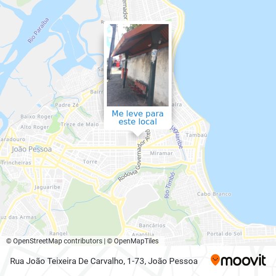 Rua João Teixeira De Carvalho, 1-73 mapa