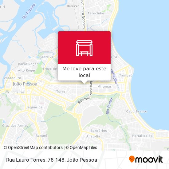 Rua Lauro Torres, 78-148 mapa