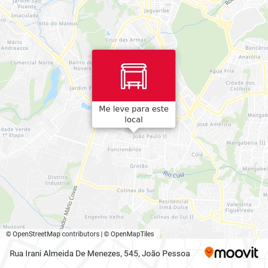 Rua Irani Almeida De Menezes, 545 mapa