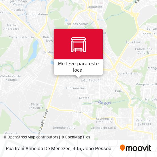 Rua Irani Almeida De Menezes, 305 mapa