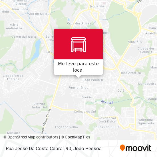 Rua Jessé Da Costa Cabral, 90 mapa