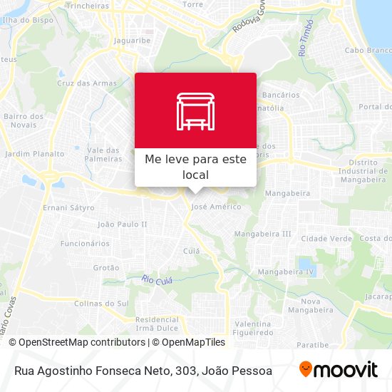 Rua Agostinho Fonseca Neto, 303 mapa