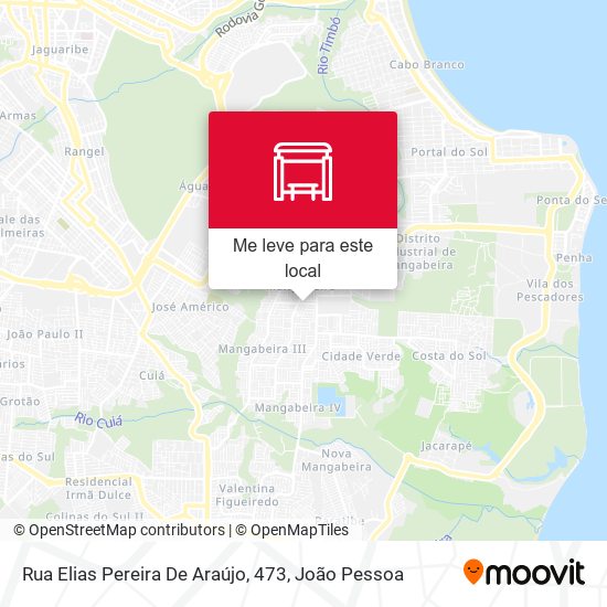 Rua Elias Pereira De Araújo, 473 mapa