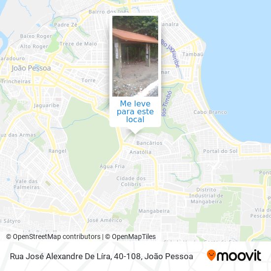 Rua José Alexandre De Líra, 40-108 mapa