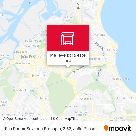 Rua Doutor Severino Procópio, 2-62 mapa
