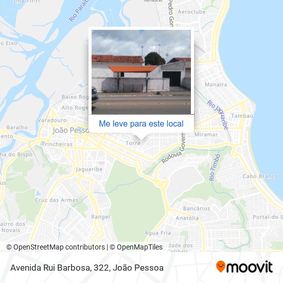 Avenida Rui Barbosa, 322 mapa