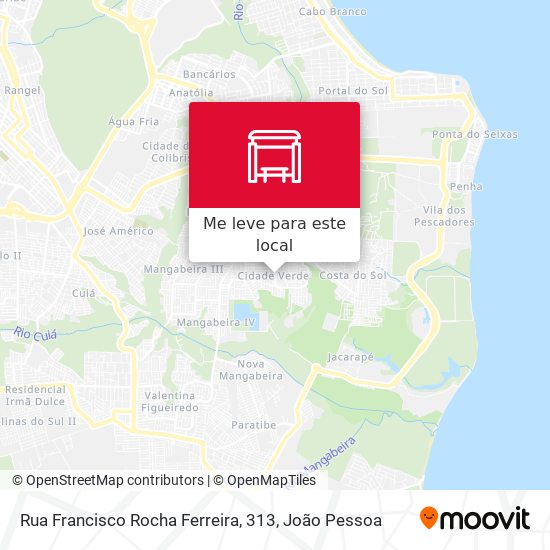 Rua Francisco Rocha Ferreira, 313 mapa