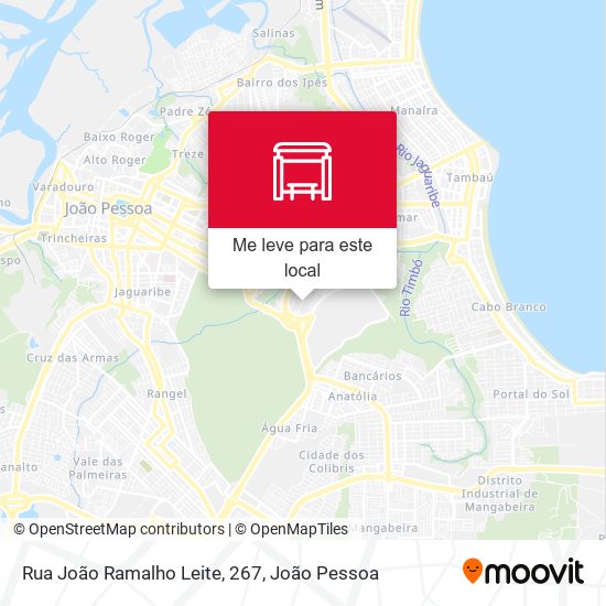 Rua João Ramalho Leite, 267 mapa