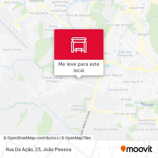 Rua Da Ação, 25 mapa
