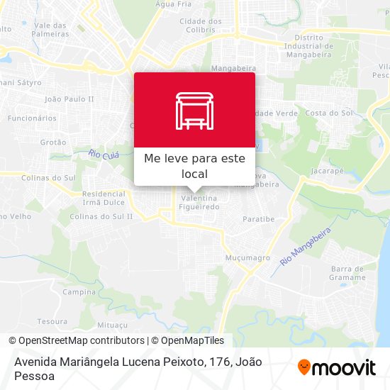 Avenida Mariângela Lucena Peixoto, 176 mapa