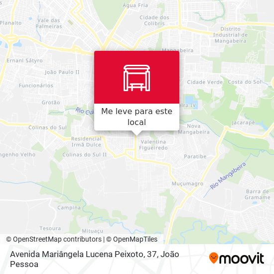 Avenida Mariângela Lucena Peixoto, 37 mapa