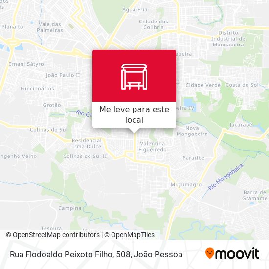 Rua Flodoaldo Peixoto Filho, 508 mapa