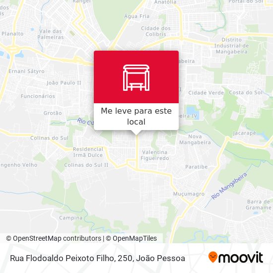 Rua Flodoaldo Peixoto Filho, 250 mapa