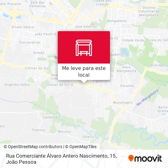 Rua Comerciante Álvaro Antero Nascimento, 15 mapa