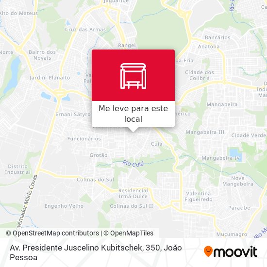 Av. Presidente Juscelino Kubitschek, 350 mapa