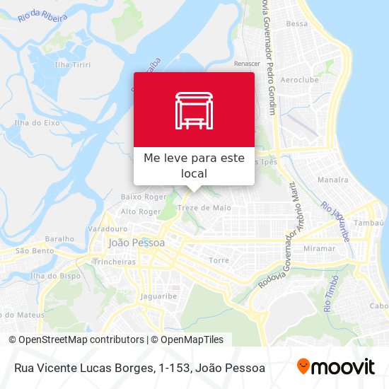 Rua Vicente Lucas Borges, 1-153 mapa