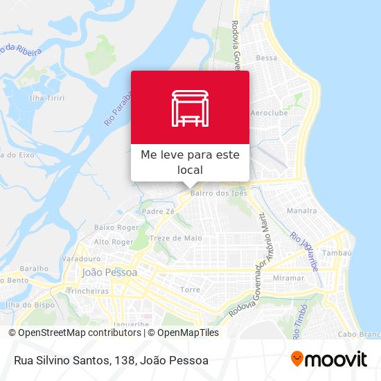 Rua Silvino Santos, 138 mapa