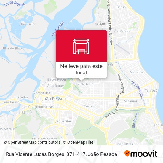 Rua Vicente Lucas Borges, 371-417 mapa