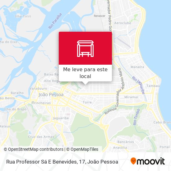 Rua Professor Sá E Benevides, 17 mapa