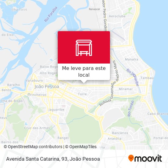 Avenida Santa Catarina, 93 mapa