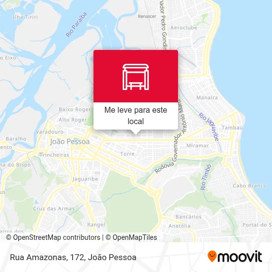 Rua Amazonas, 172 mapa