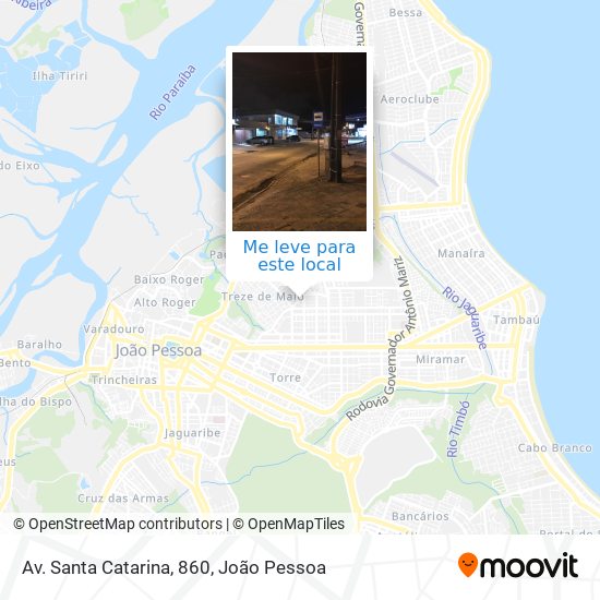 Av. Santa Catarina, 860 mapa