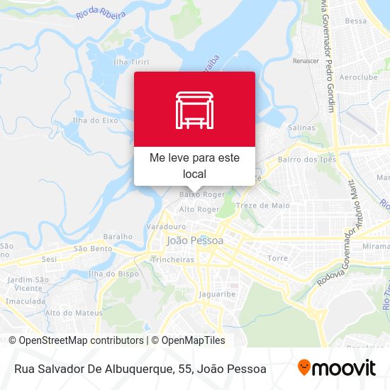 Rua Salvador De Albuquerque, 55 mapa