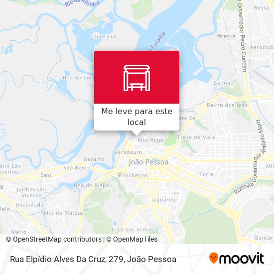 Rua Elpídio Alves Da Cruz, 279 mapa