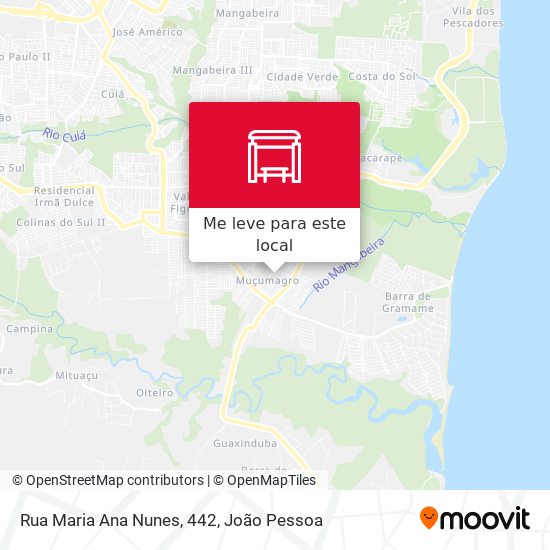 Rua Maria Ana Nunes, 442 mapa