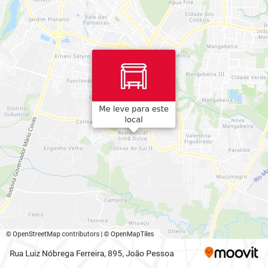 Rua Luiz Nóbrega Ferreira, 895 mapa