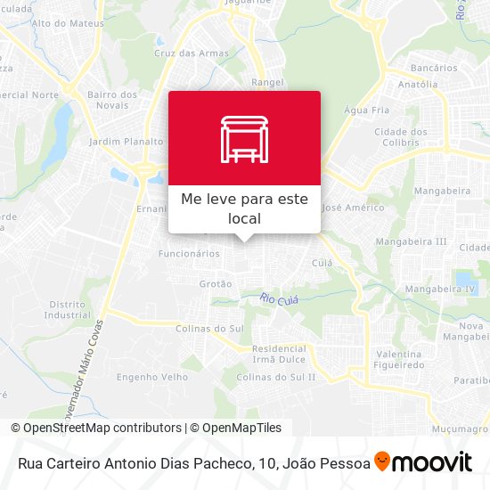 Rua Carteiro Antonio Dias Pacheco, 10 mapa