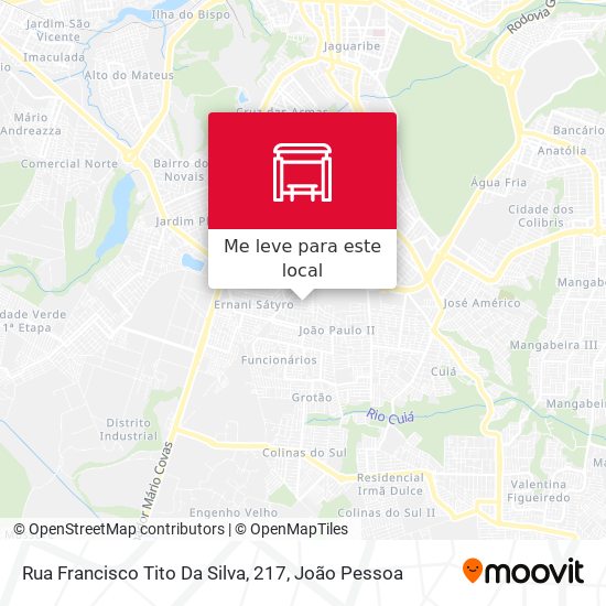 Rua Francisco Tito Da Silva, 217 mapa