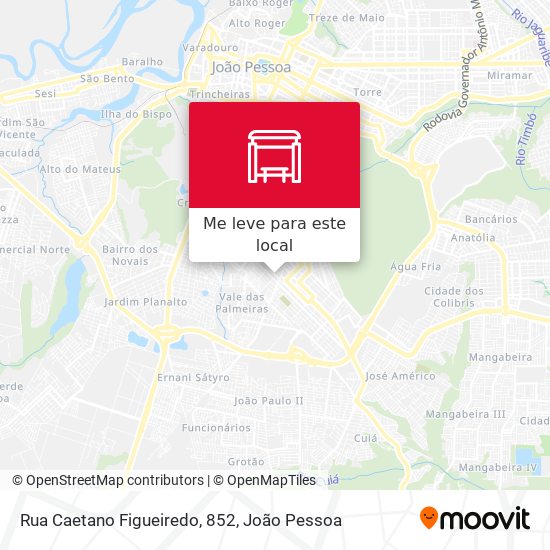 Rua Caetano Figueiredo, 852 mapa