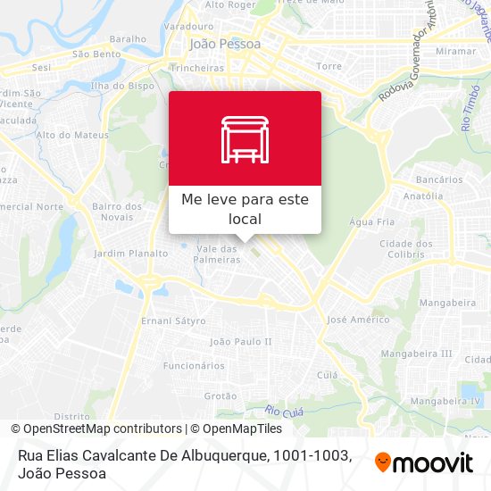 Rua Elias Cavalcante De Albuquerque, 1001-1003 mapa