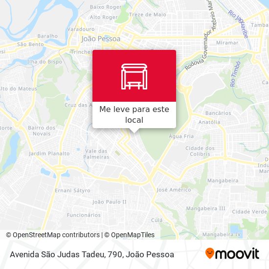 Avenida São Judas Tadeu, 790 mapa