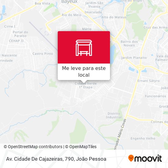 Av. Cidade De Cajazeiras, 790 mapa