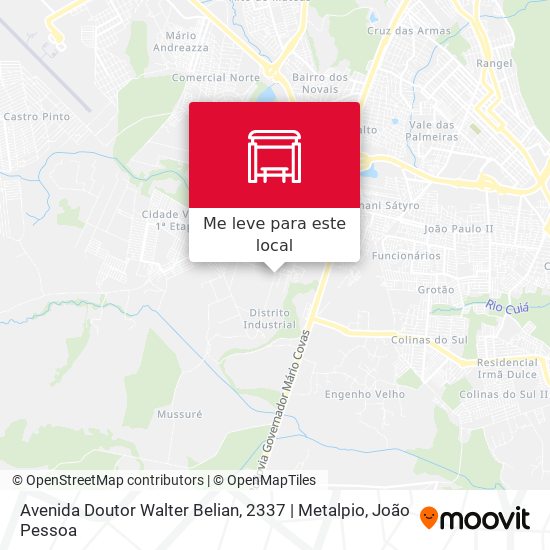 Avenida Doutor Walter Belian, 2337 | Metalpio mapa