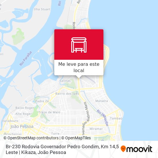 Br-230 Rodovia Governador Pedro Gondim, Km 14,5 Leste | Kikaza mapa