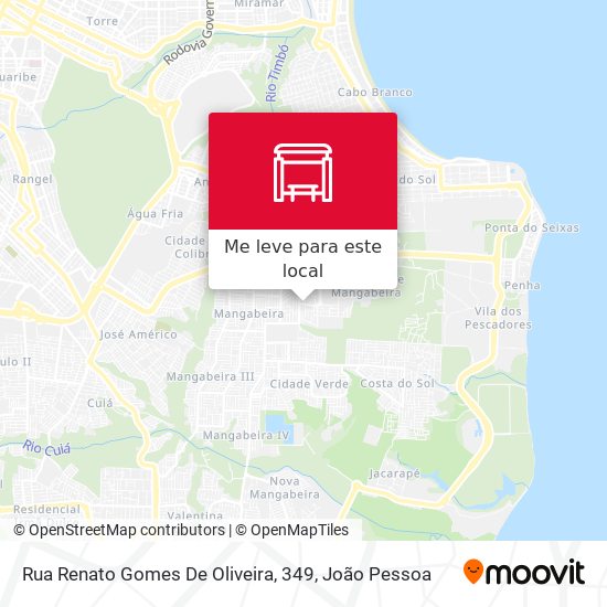 Rua Renato Gomes De Oliveira, 349 mapa