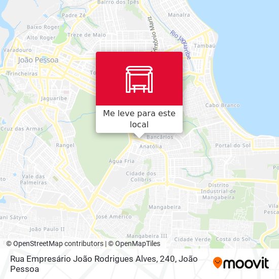 Rua Empresário João Rodrigues Alves, 240 mapa