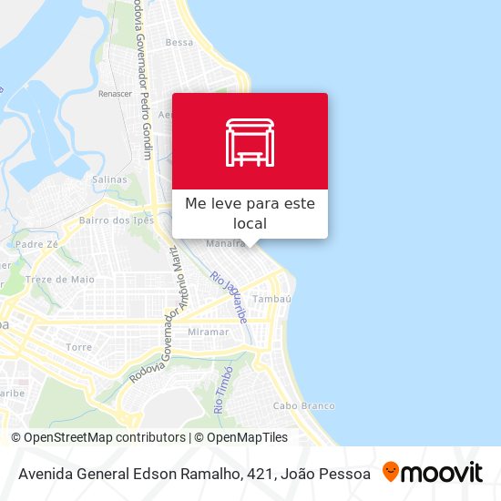 Avenida General Edson Ramalho, 421 mapa