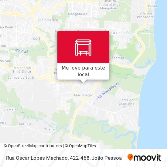Rua Oscar Lopes Machado, 422-468 mapa