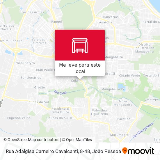 Rua Adalgisa Carneiro Cavalcanti, 8-48 mapa