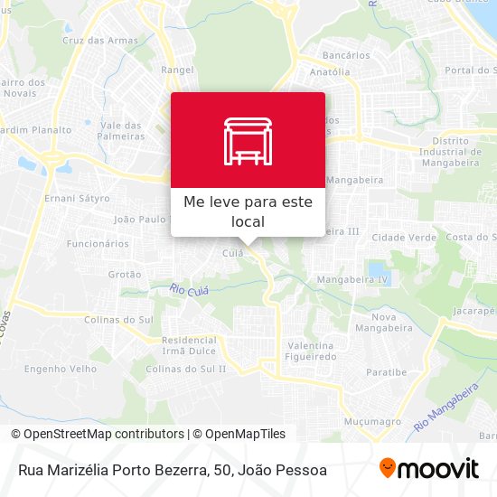Rua Marizélia Porto Bezerra, 50 mapa
