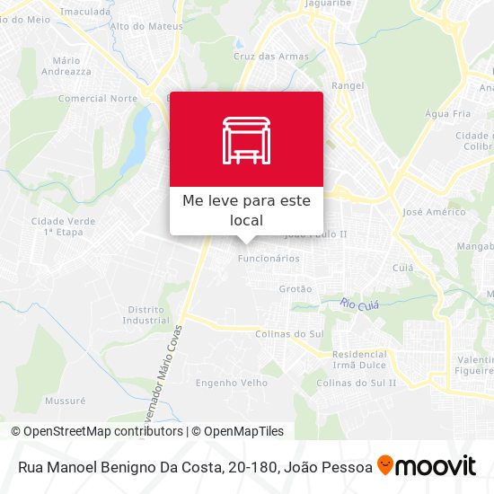 Rua Manoel Benigno Da Costa, 20-180 mapa