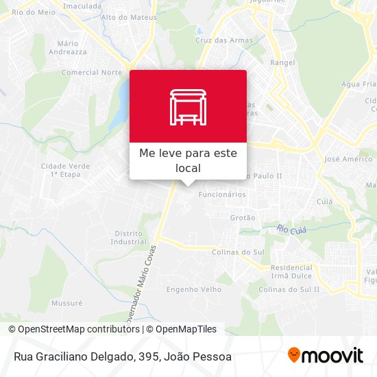 Rua Graciliano Delgado, 395 mapa
