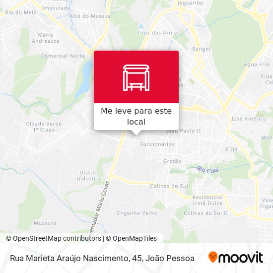 Rua Marieta Araújo Nascimento, 45 mapa