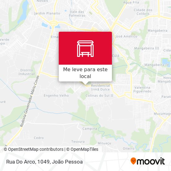 Rua Do Arco, 1049 mapa