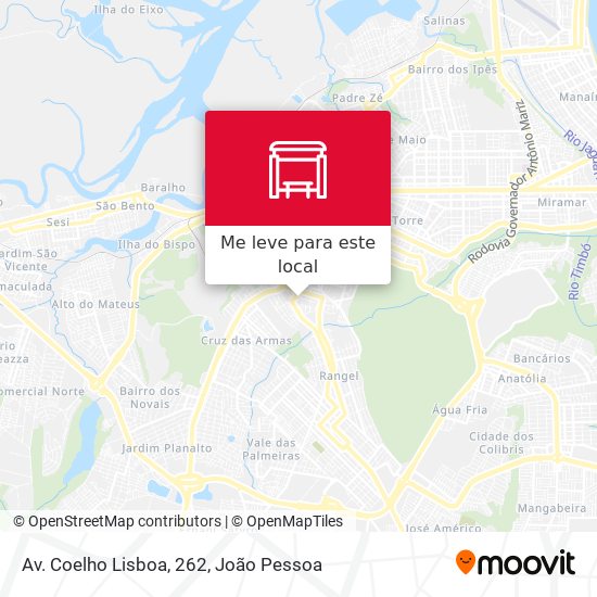 Av. Coelho Lisboa, 262 mapa